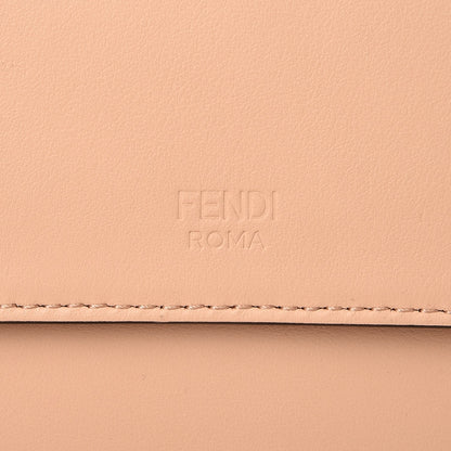 Fendi Vitello Century Velvet F is Fendi FF Kan I Shoulder Bag Tobacco Rosa Plaster 10 of 11