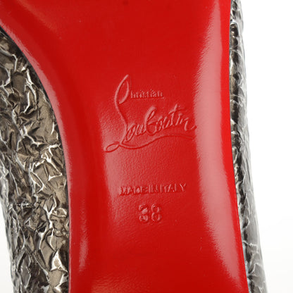 Christian Louboutin Metallic Pigalle Flats 38 7 of 8