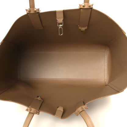 Christian Louboutin Grained Calfskin Small Cabata Soft Tote Lionne 6 of 12