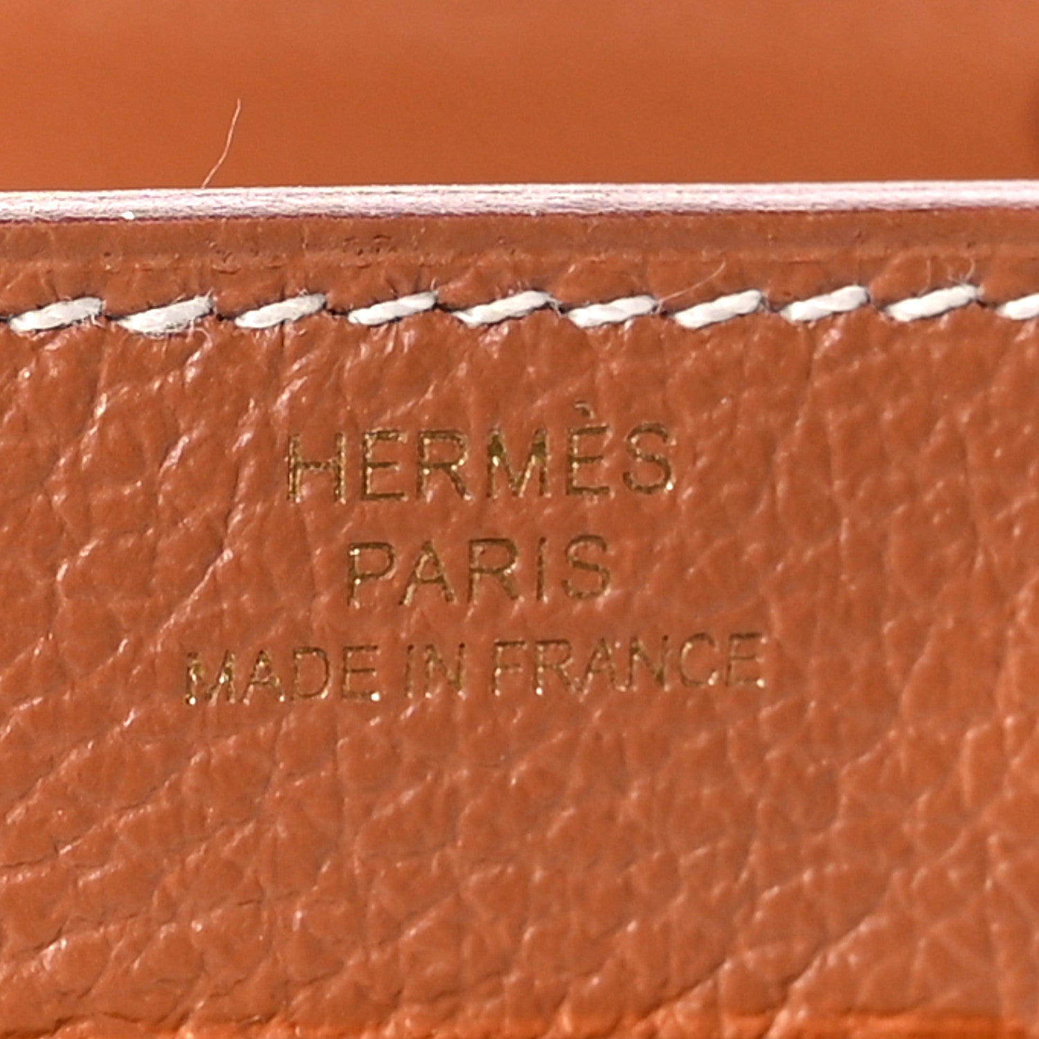 Hermes Evercolor Cavale Kelly Wallet To Go Gold 6 of 11