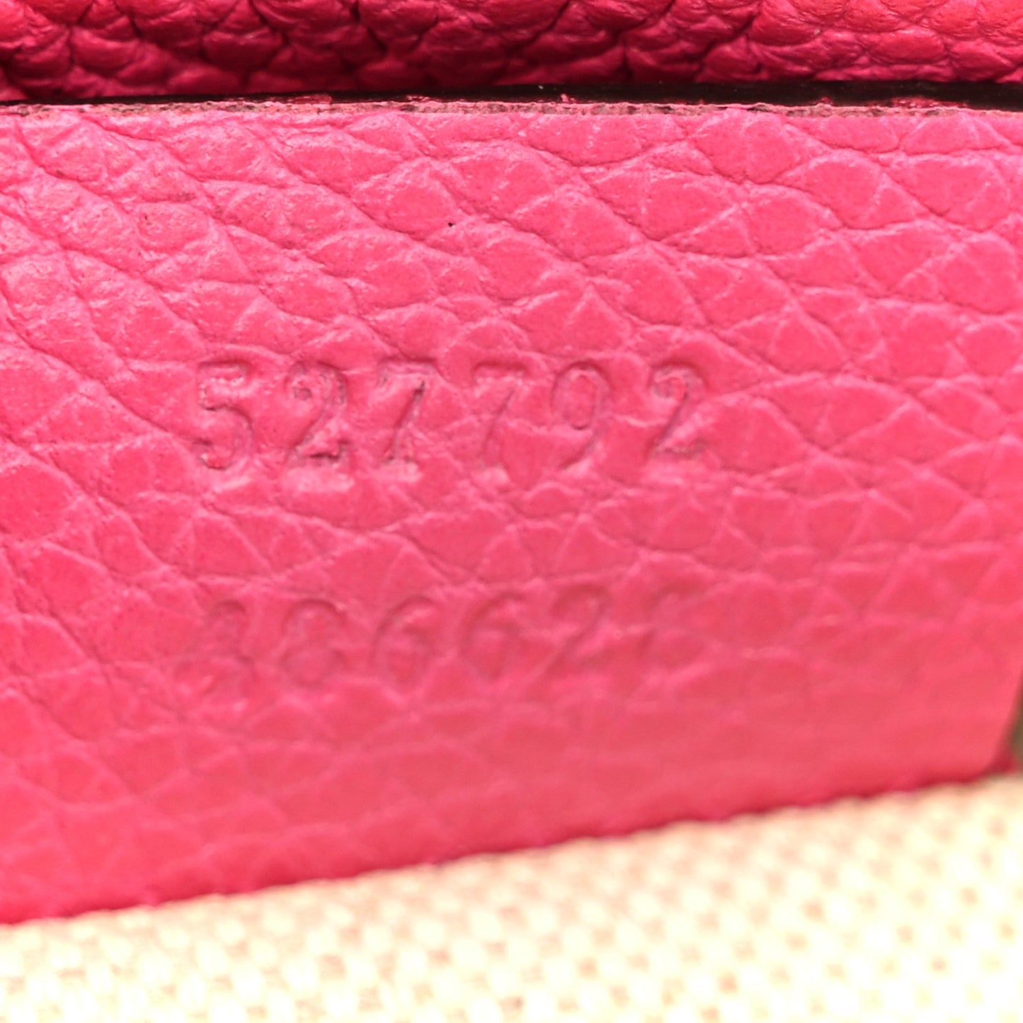 Grained Calfskin Small Logo Belt Bag Box Pink Green