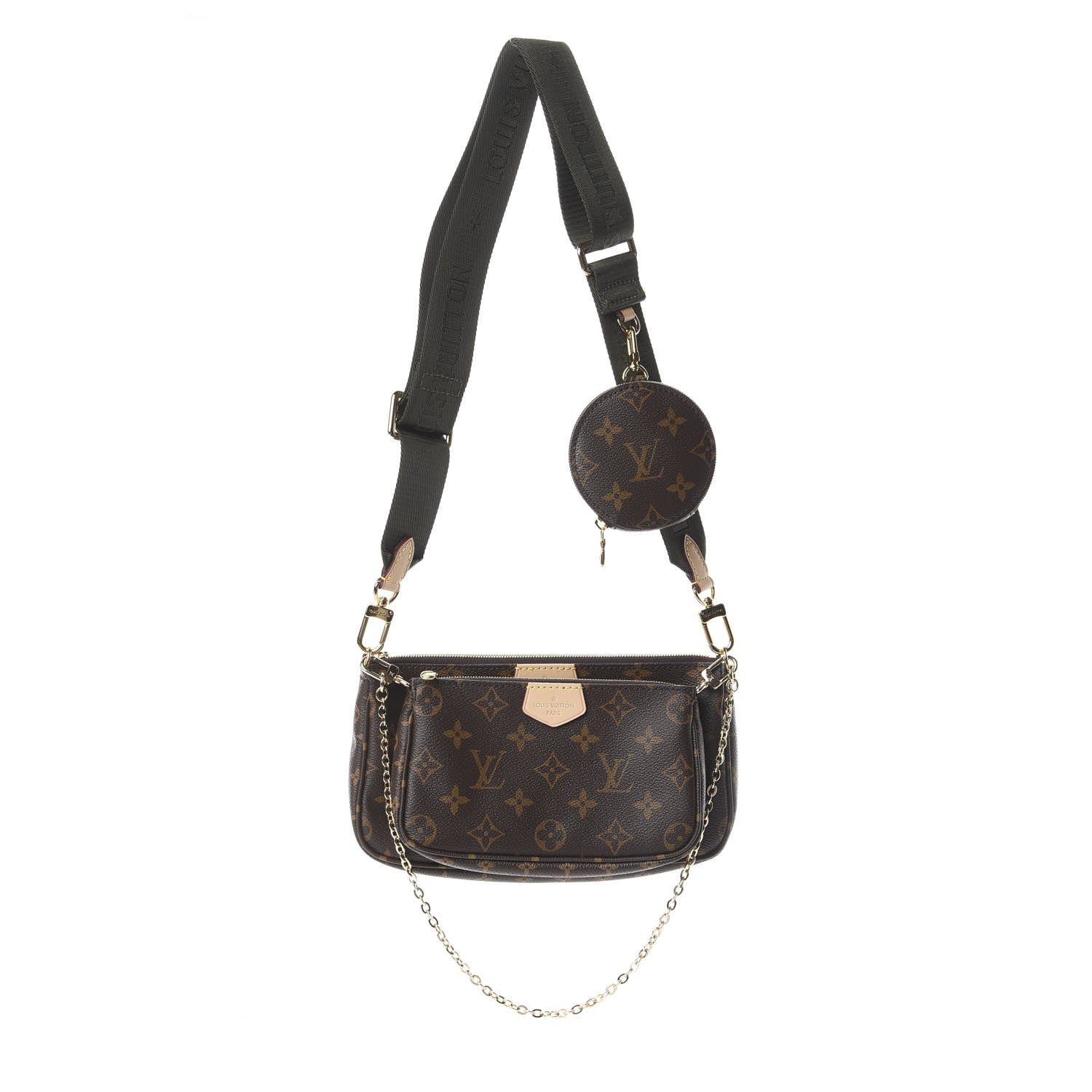 Louis Vuitton Monogram Multi Pochette Accessories Kaki 1 of 9