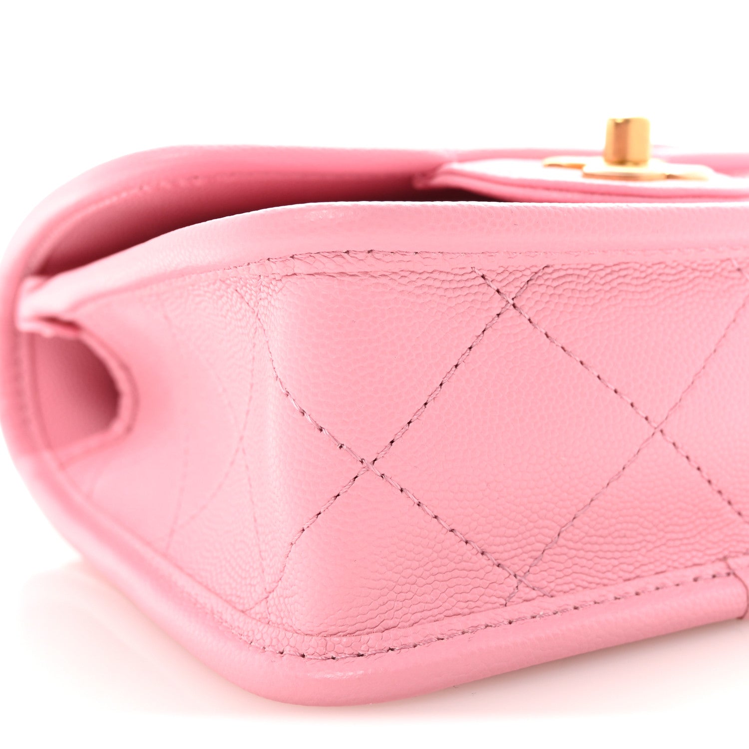 Chanel Caviar School Memory Mini Top Handle Flap Light Pink 9 of 11