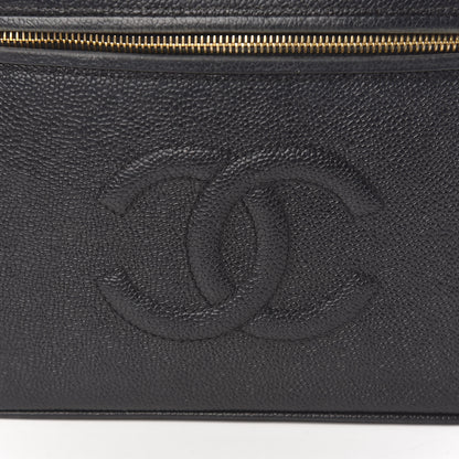 Chanel Caviar Cosmetic Vanity Bag Black 10 of 10