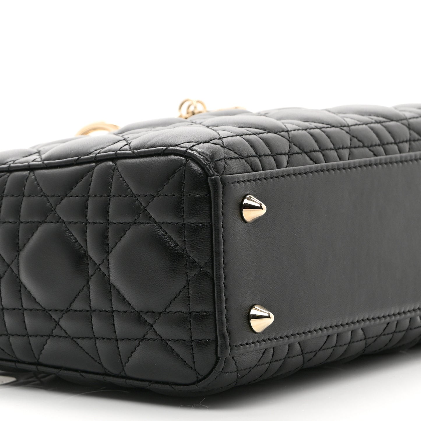 Lambskin Cannage Small My ABCDior Lady Dior Black