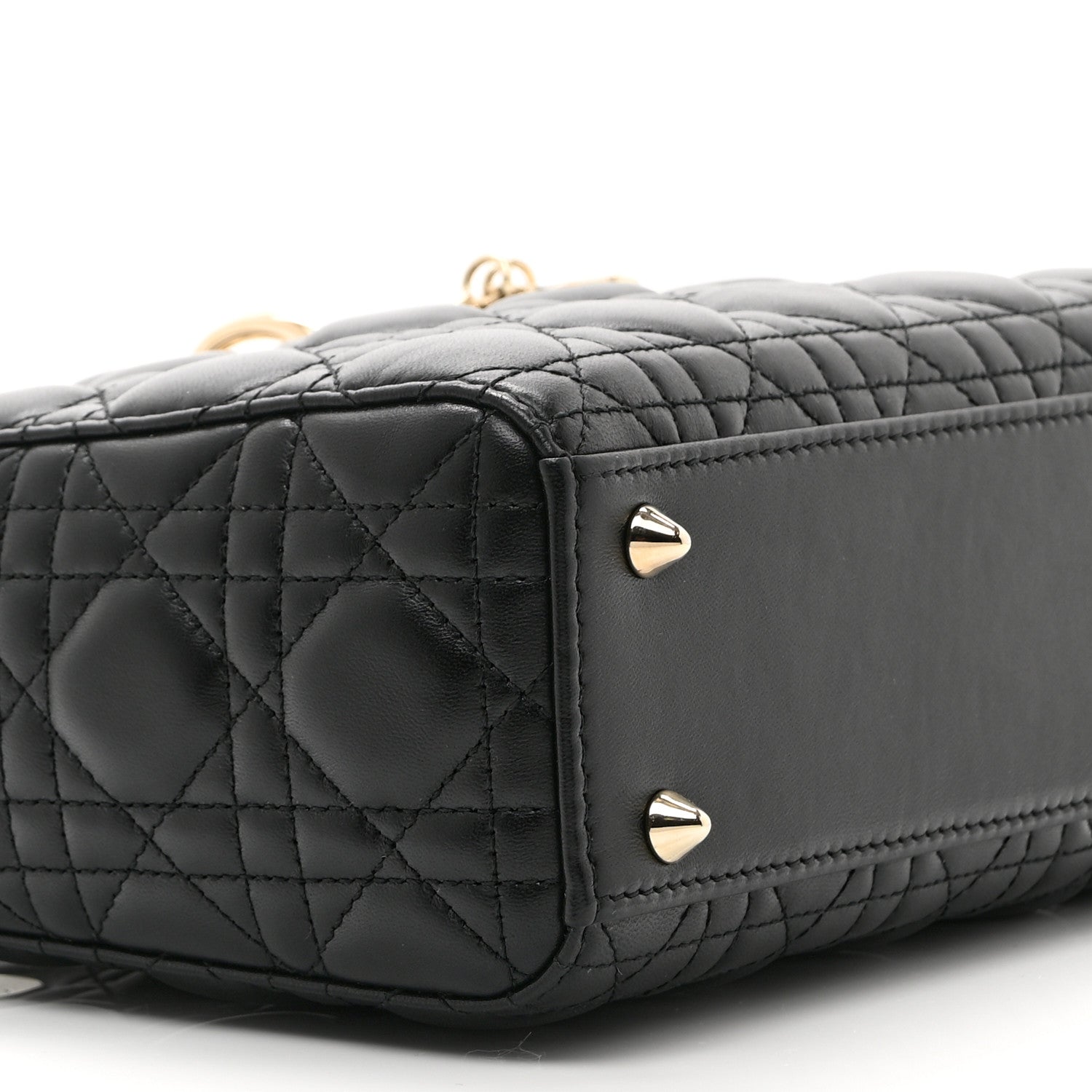 Christian Dior Lambskin Cannage Small My ABCDior Lady Dior Black 10 of 10