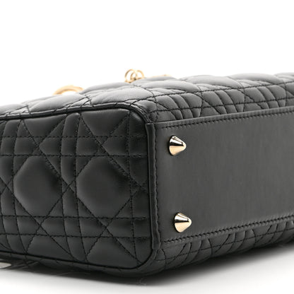 Christian Dior Lambskin Cannage Small My ABCDior Lady Dior Black 10 of 10
