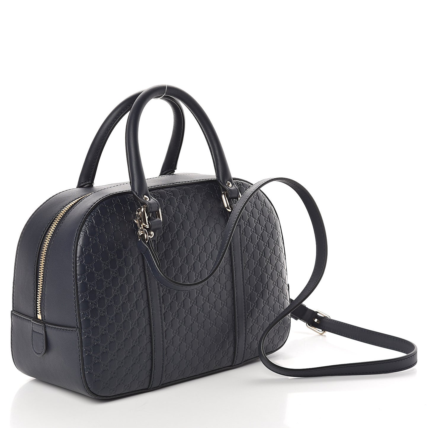 Microguccissima Medium Crossbody Bag Blue