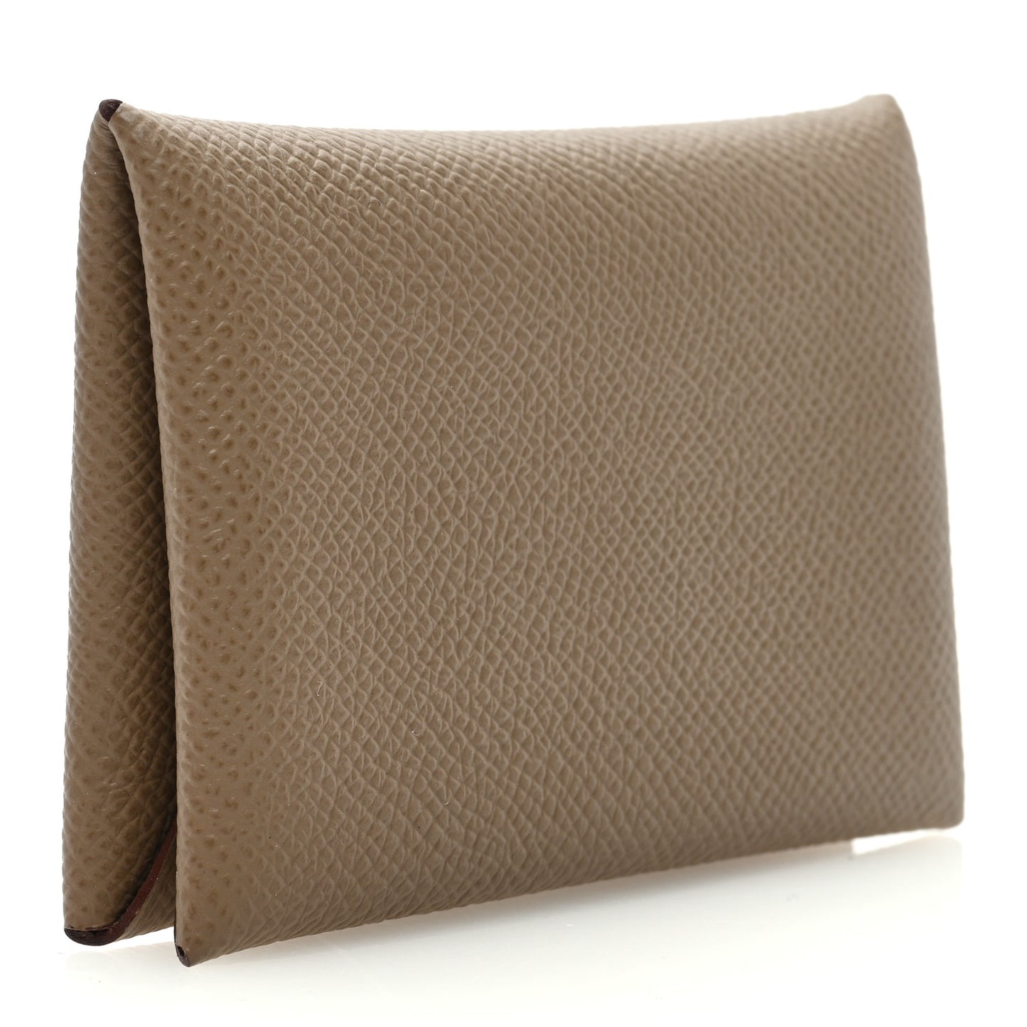 Epsom Calvi Card Case Etoupe
