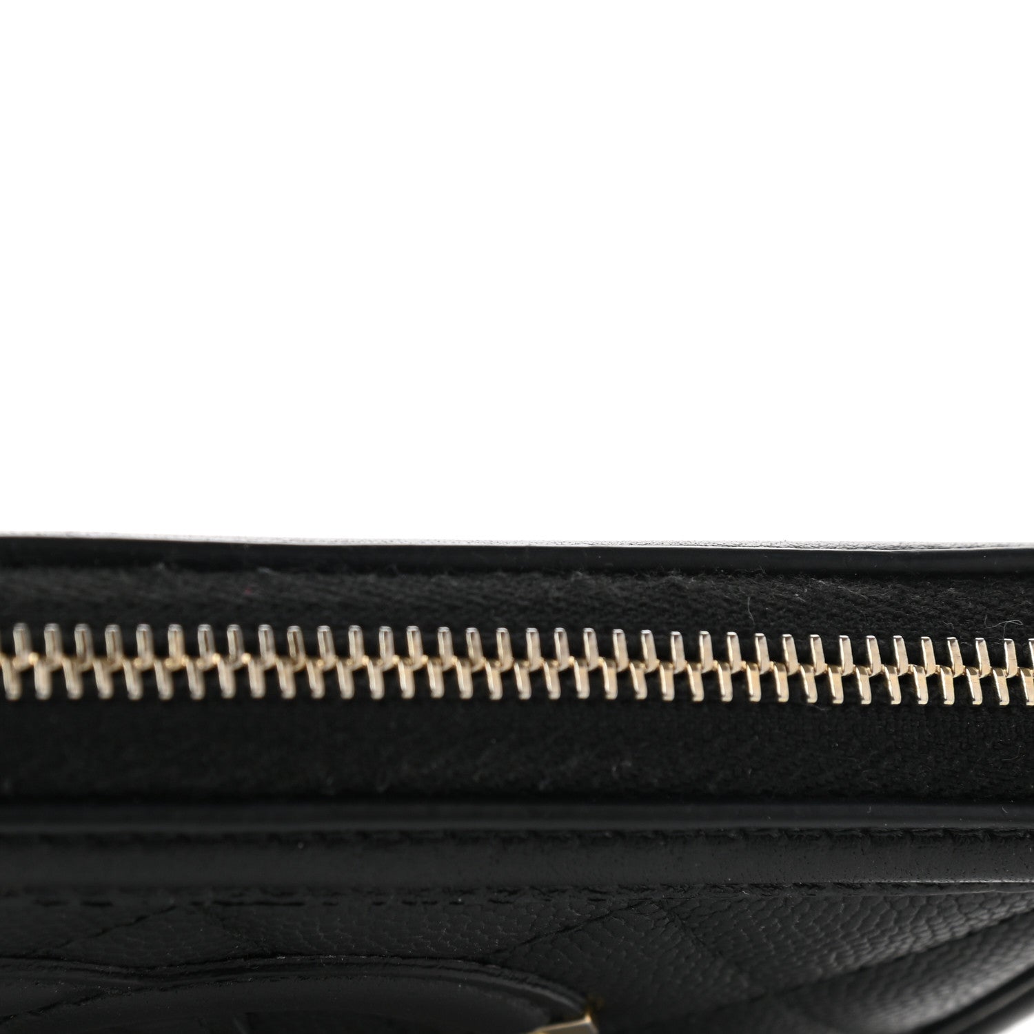 Chanel Caviar Quilted Medium Filigree Zip Around Wallet Black 11 of 11