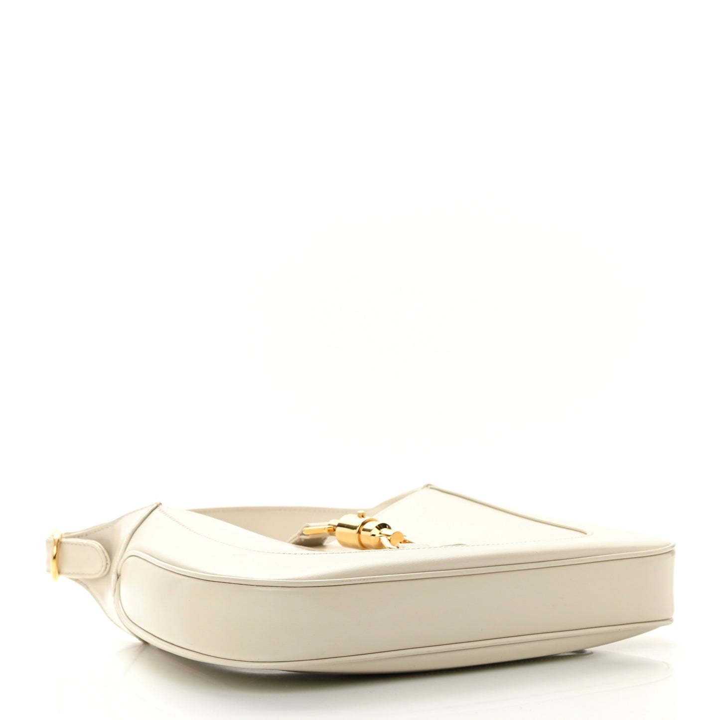 Boarded Dyana Lux Calfskin Small Jackie 1961 Hobo Mystic White