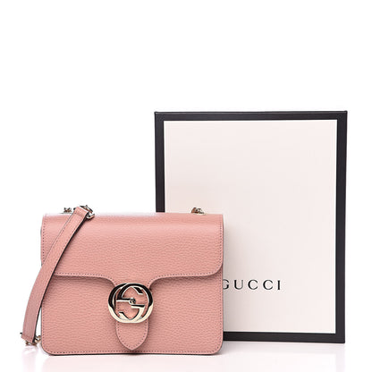 Gucci Dollar Calfskin Small Interlocking G Shoulder Bag Soft Pink 10 of 10