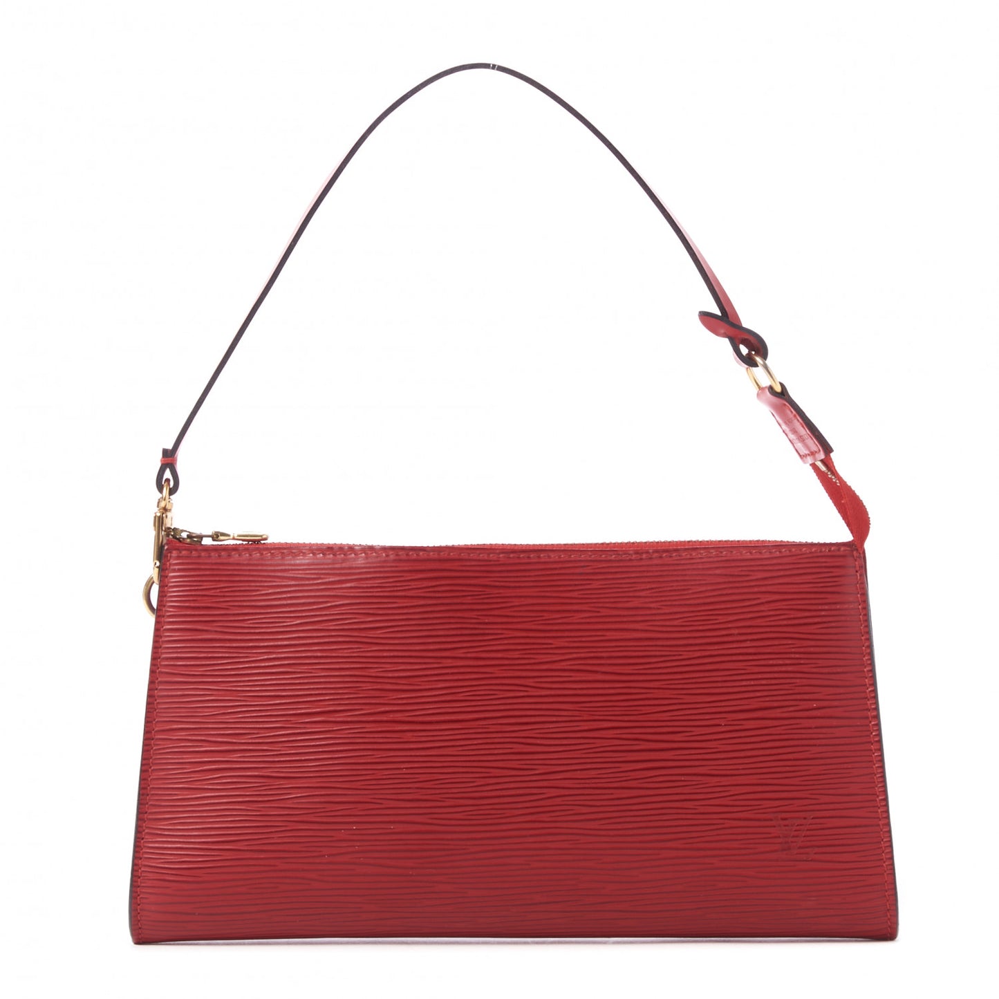 Epi Pochette Accessories 24 Castillan Red
