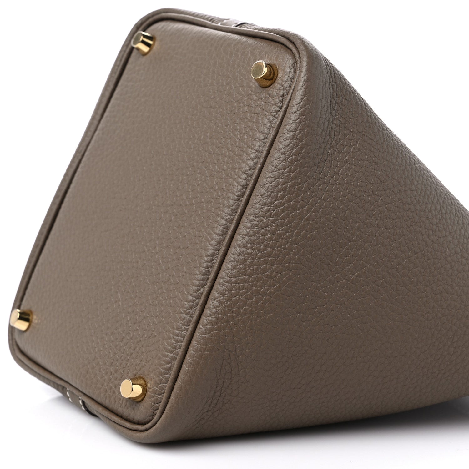 Hermes Taurillon Clemence Picotin Lock 18 PM Etoupe 9 of 10