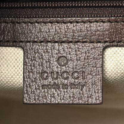 Gucci GG Supreme Monogram Web Ophidia GG Toiletry Case Beige New Acero 6 of 9