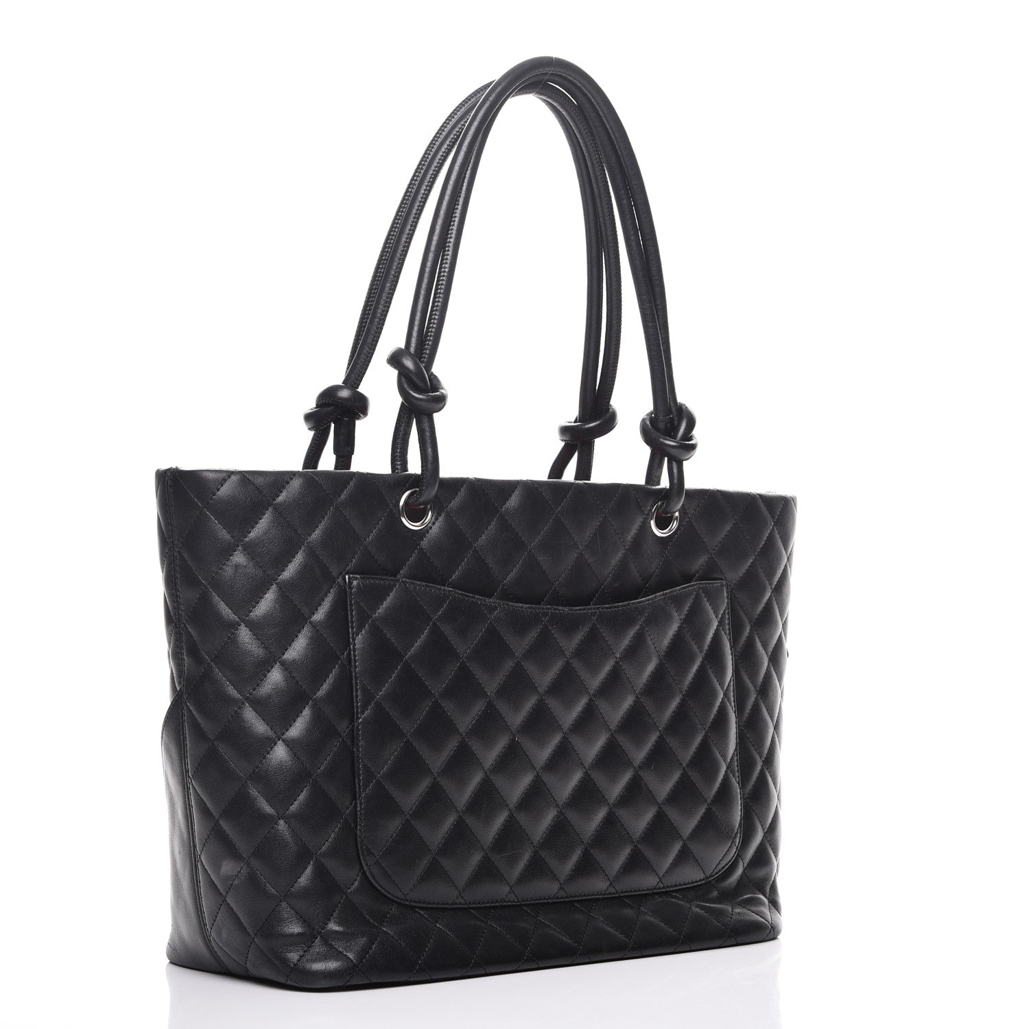 Chanel Calfskin Quilted Large Cambon Tote Black 3 of 15