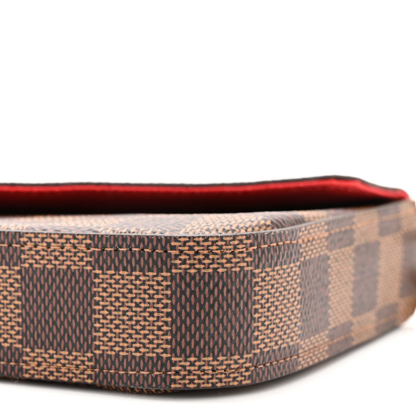 Damier Ebene Pochette Felicie Chain Wallet