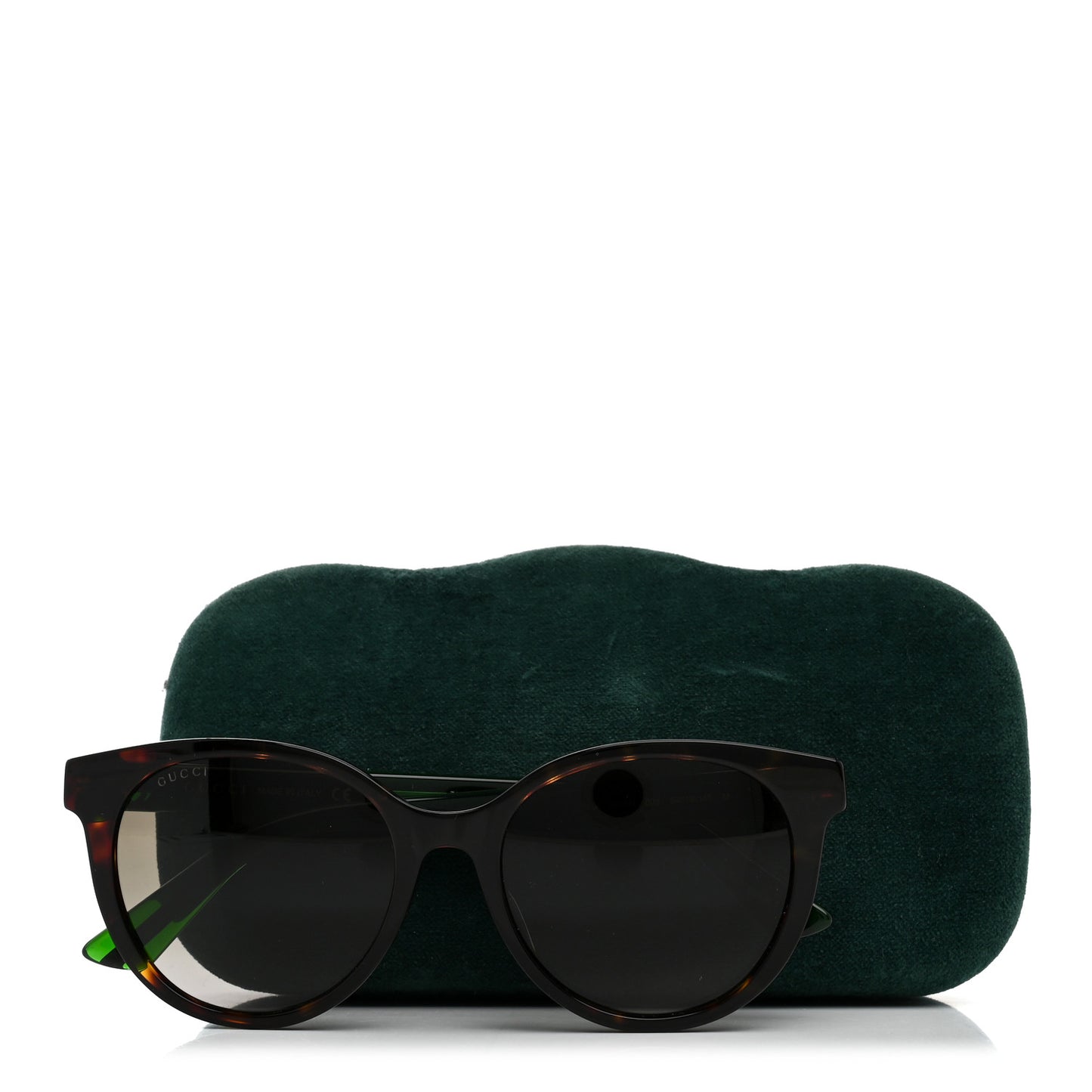 Acetate Round Web Sunglasses GG0702SKN Tortoise