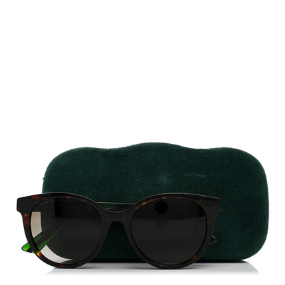 Gucci Acetate Round Web Sunglasses GG0702SKN Tortoise 9 of 9