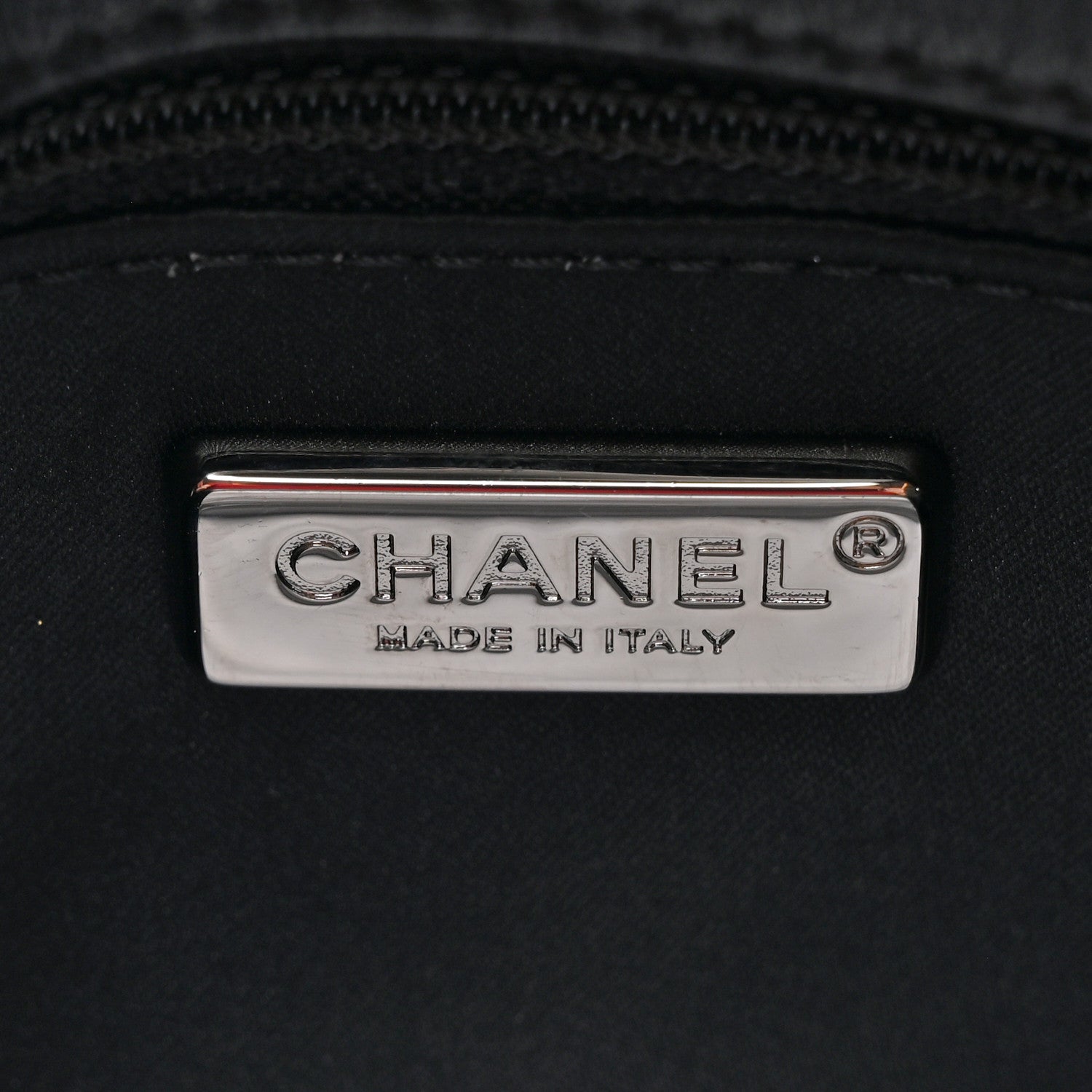 Chanel Sequin Logo Mini Rectangular Flap Black Blue 6 of 10