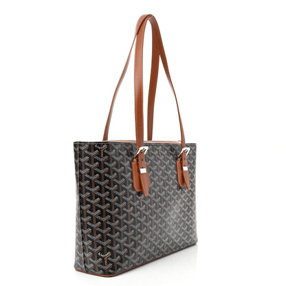 Goyard Goyardine Sac Marie Galante MM Black Gold 3 of 10
