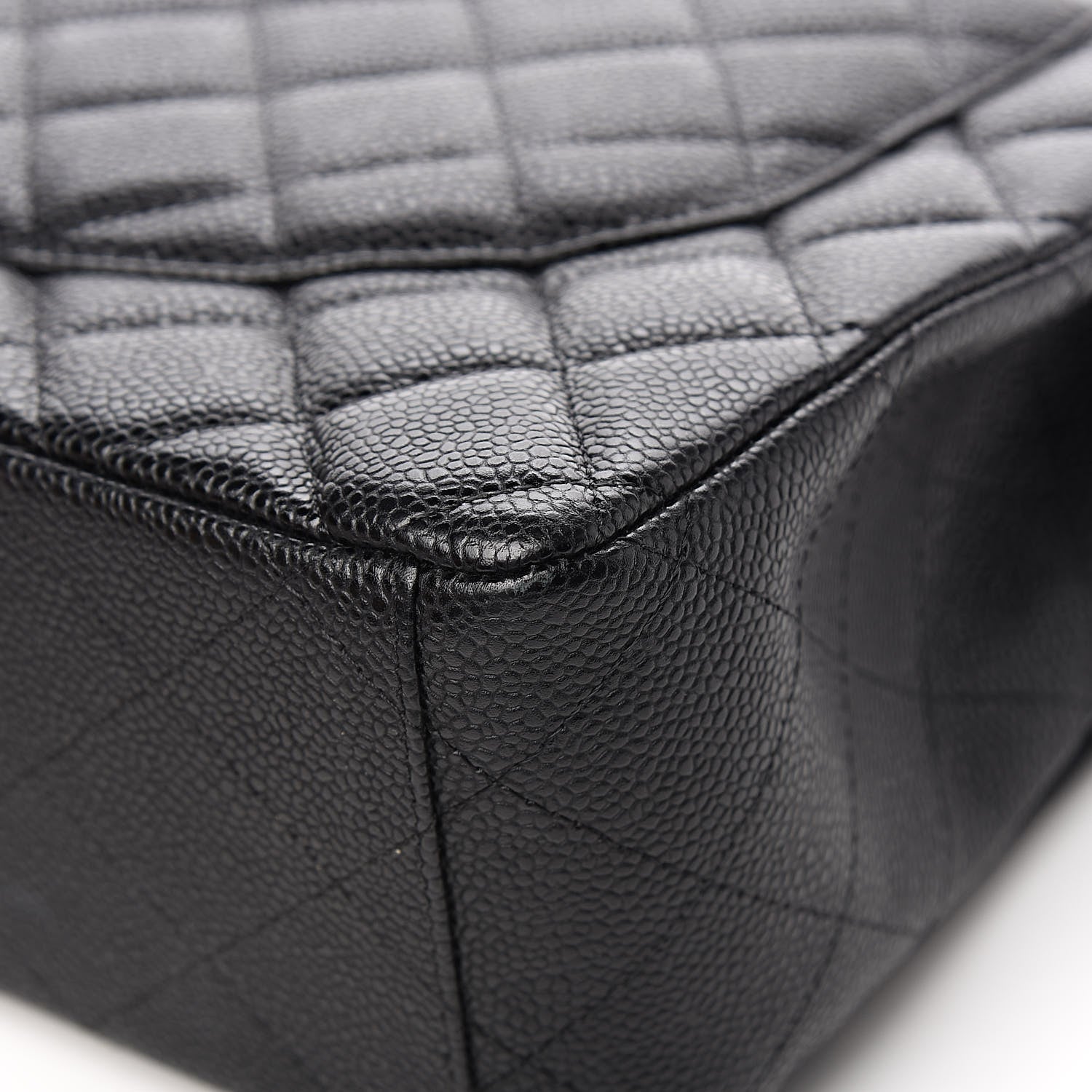 Chanel Caviar Quilted Maxi Double Flap Black 12 of 14
