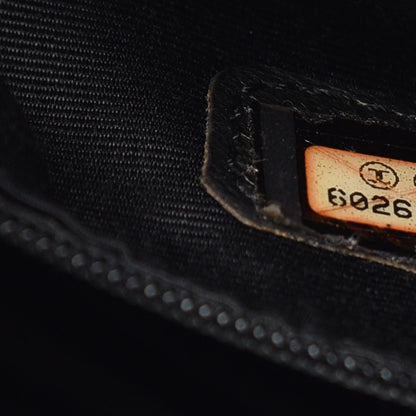 Chanel Patent Woven Mini Flap Black 7 of 11