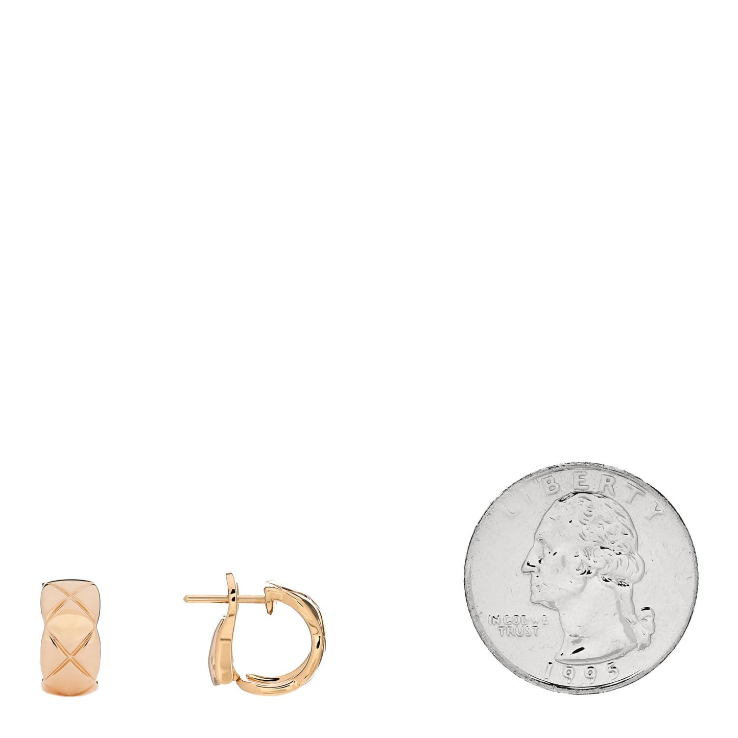 18K Yellow Gold Coco Crush Hoop Earrings