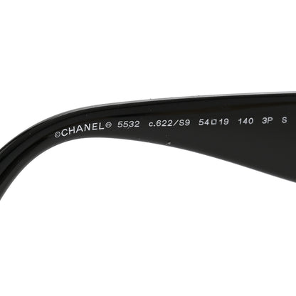 Chanel Acetate Metal Polarized Sunglasses 5532 Black 5 of 9