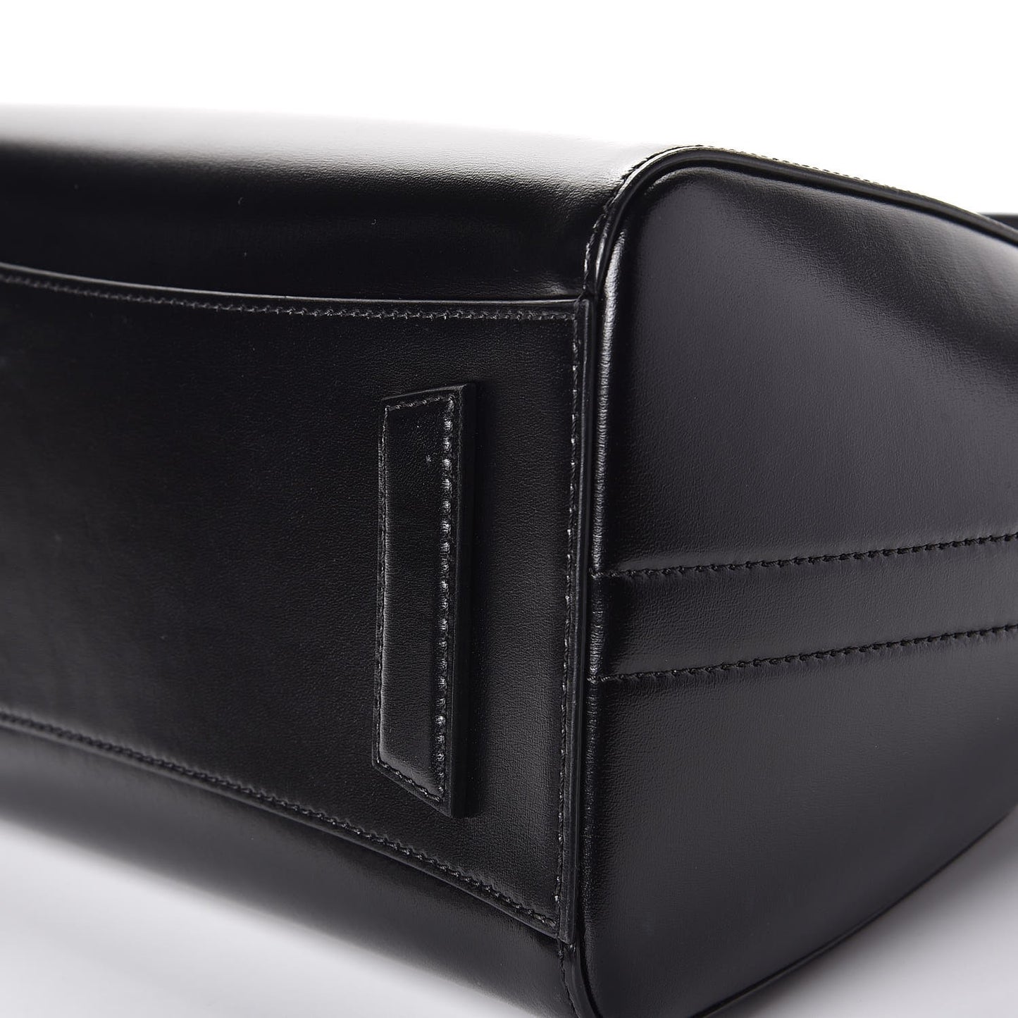 Shiny Lord Calfskin Small Antigona Black