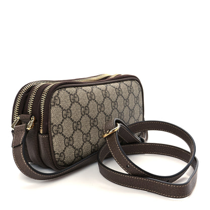 Gucci GG Supreme Monogram Web Mini Ophidia GG Bag Brown 3 of 13