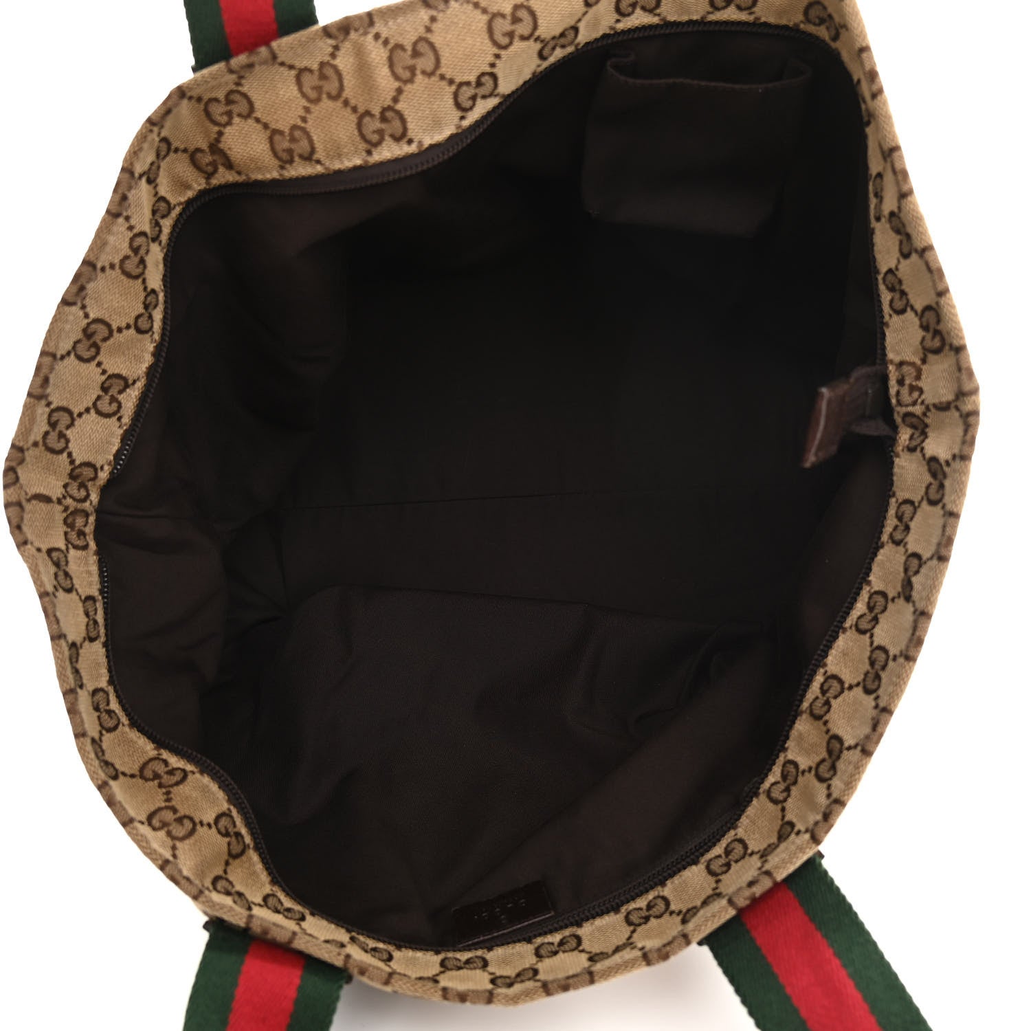 Gucci GG Monogram Large Web Handle Bucket Tote 4 of 12