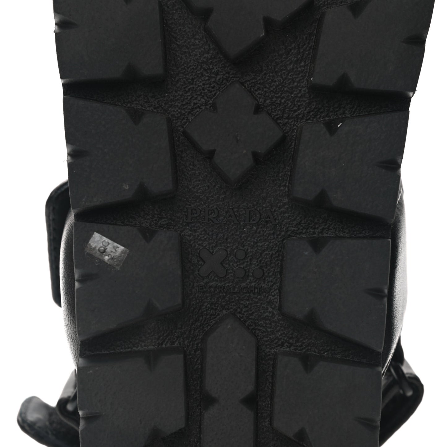 Nappa Logo Quilted 20mm Sport Sandals 36 Black
