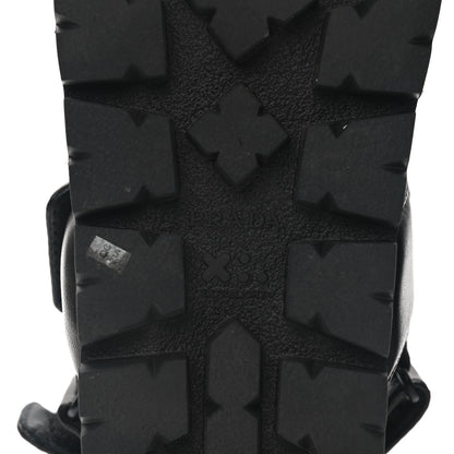 Prada Nappa Logo Quilted 20mm Sport Sandals 36 Black 6 of 8
