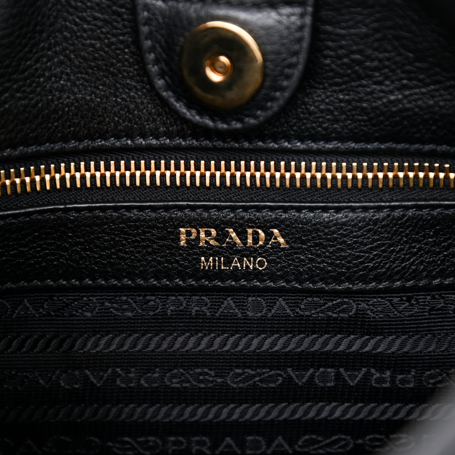 Prada Vitello Daino Hobo Messenger Bag Black 5 of 6