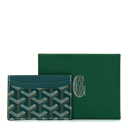 Goyard Goyardine Saint Sulpice Card Holder Green 7 of 7