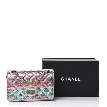Chanel Metallic Goatskin Quilted Mini 2.55 Reissue Flap Multicolor 11 of 11