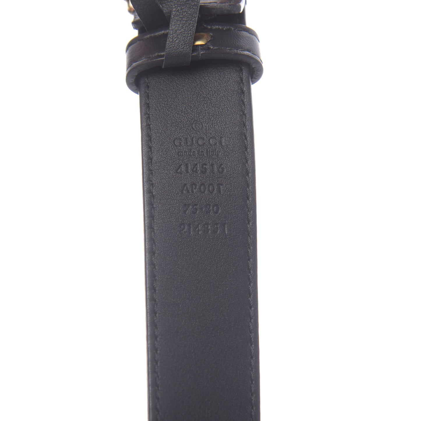 Calfskin Double G 30mm Belt 75 30 Black