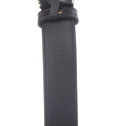 Gucci Calfskin Double G 30mm Belt 75 30 Black 3 of 6