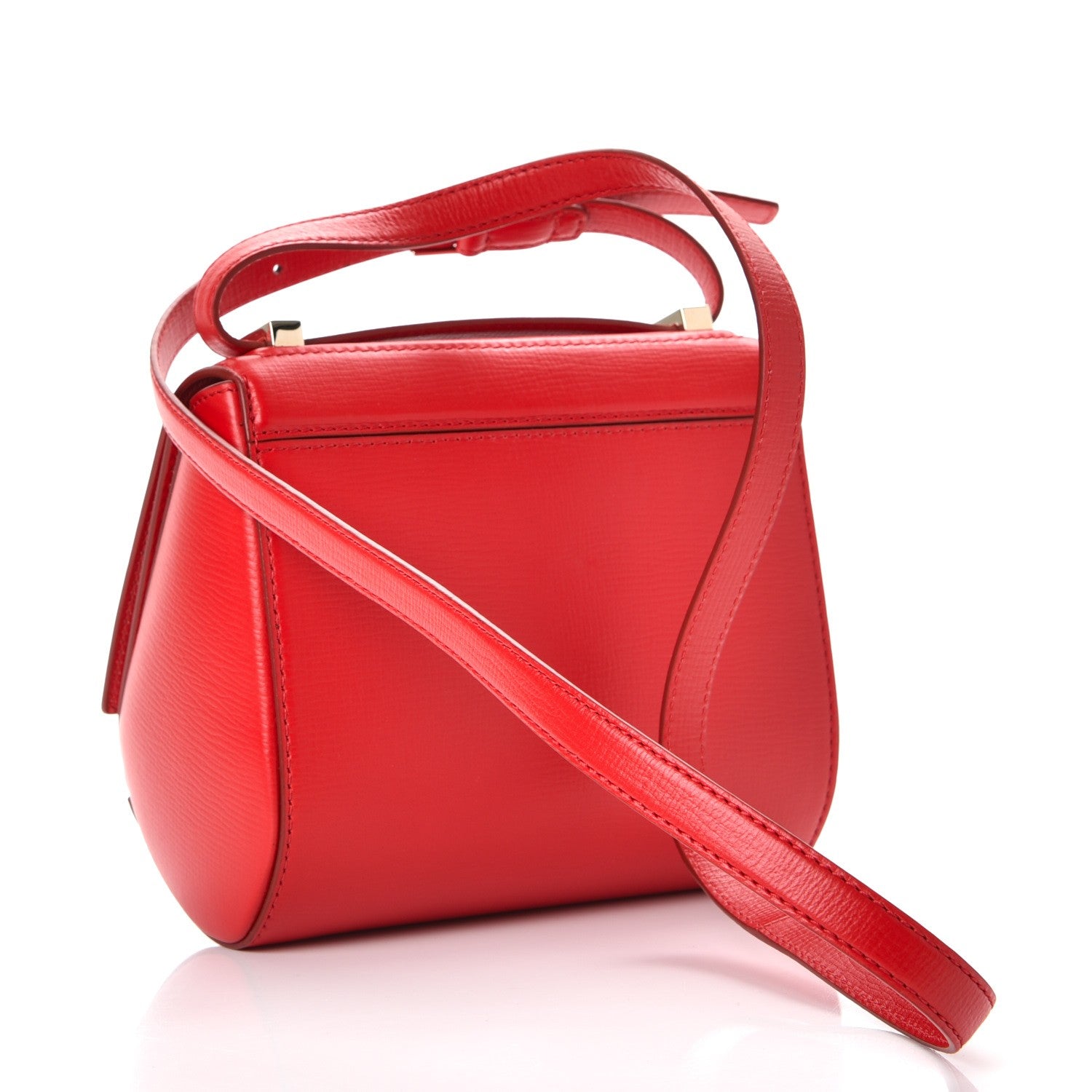 Givenchy Textured Calfskin Mini Pandora Box Crossbody Bag Red 4 of 8
