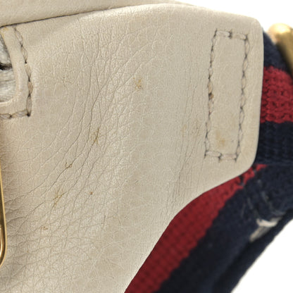 Gucci Grained Calfskin Small Logo Belt Bag White 10 of 11