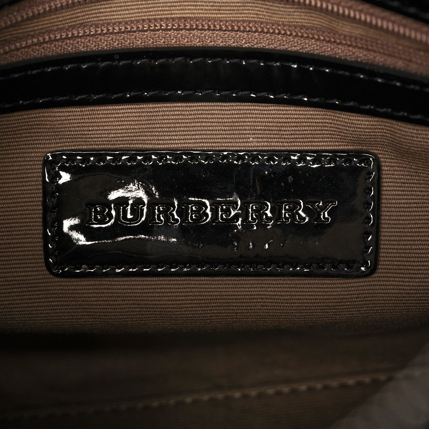 Burberry Nova Check Small Chester Bowling Bag Black 6 of 14