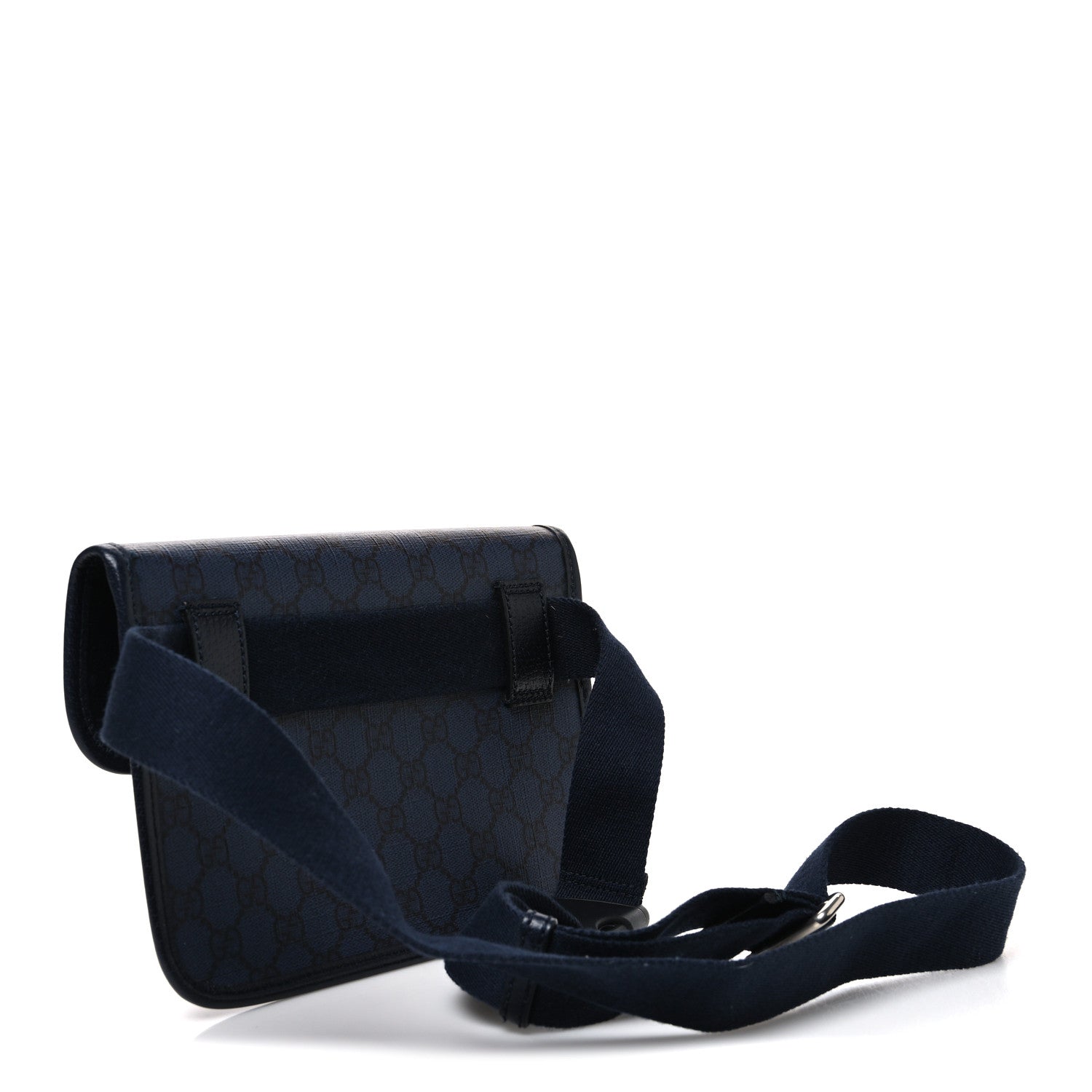 Gucci GG Supreme Monogram Small Ophidia Belt Bag Navy Black 2 of 9