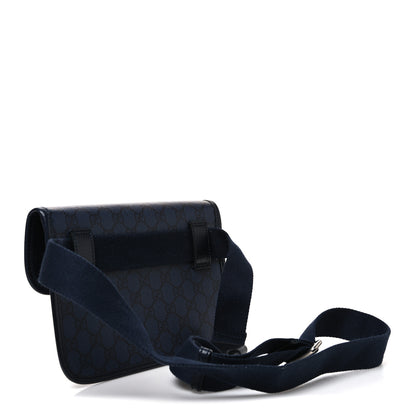 Gucci GG Supreme Monogram Small Ophidia Belt Bag Navy Black 2 of 9