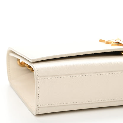 Saint Laurent Grain De Poudre Medium Classic Monogram Kate Satchel Crema Soft 7 of 8