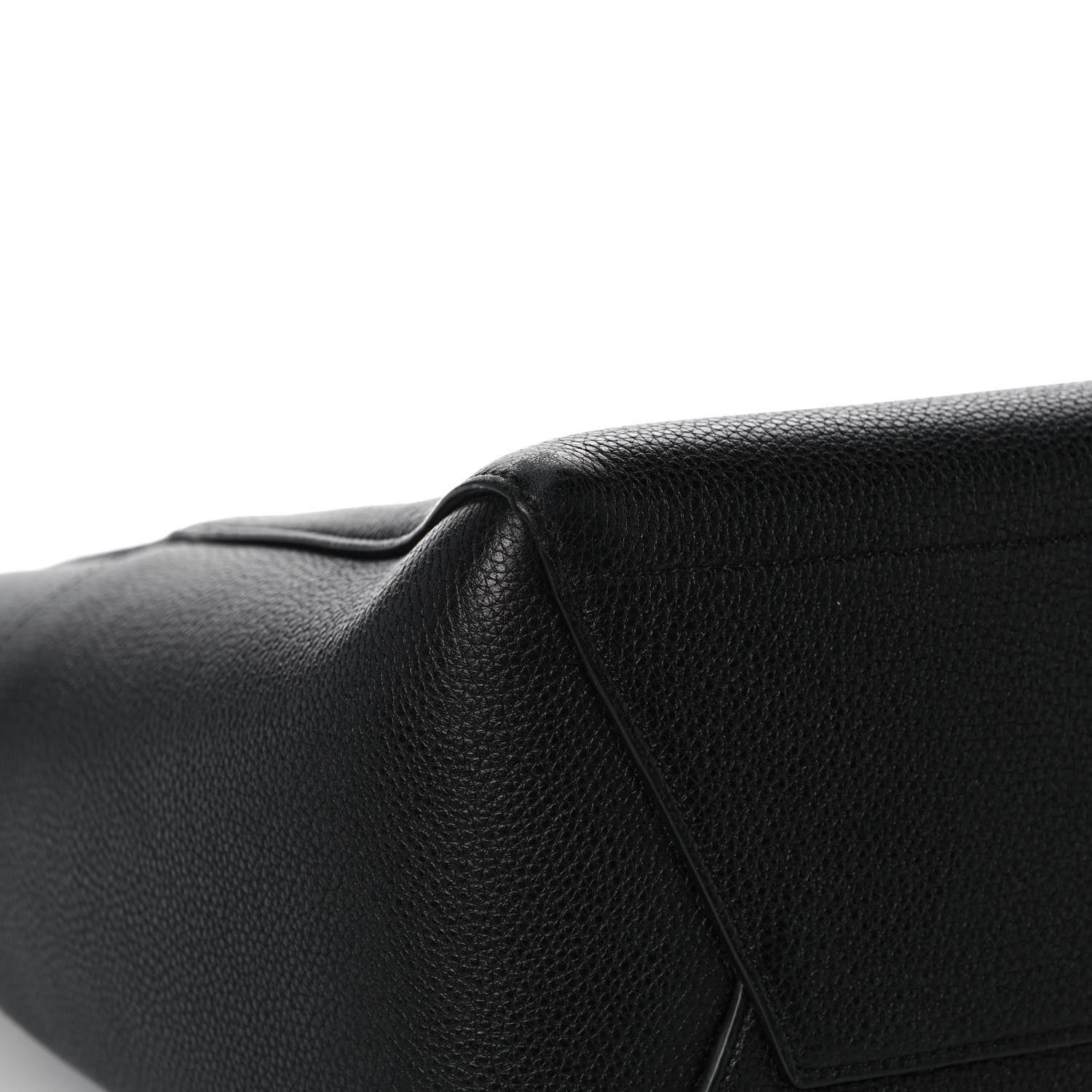Celine Soft Grained Calfskin Sangle Bucket Bag Black 7 of 11