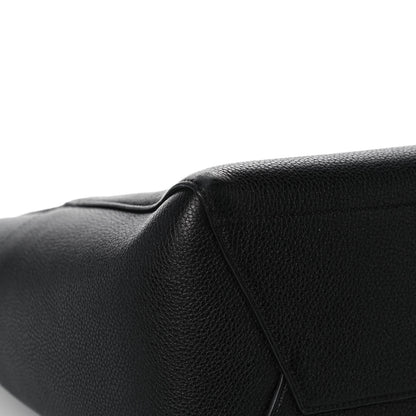 Celine Soft Grained Calfskin Sangle Bucket Bag Black 7 of 11