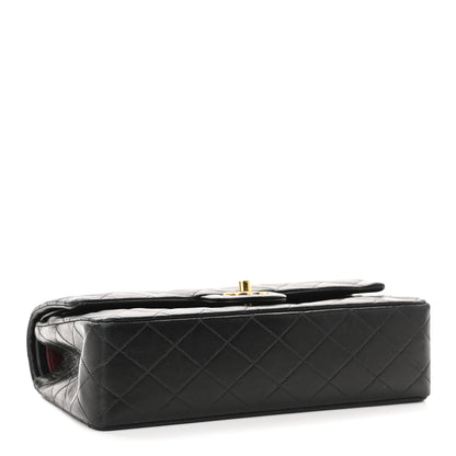 Chanel Lambskin Quilted Medium Double Flap Black 4 of 18