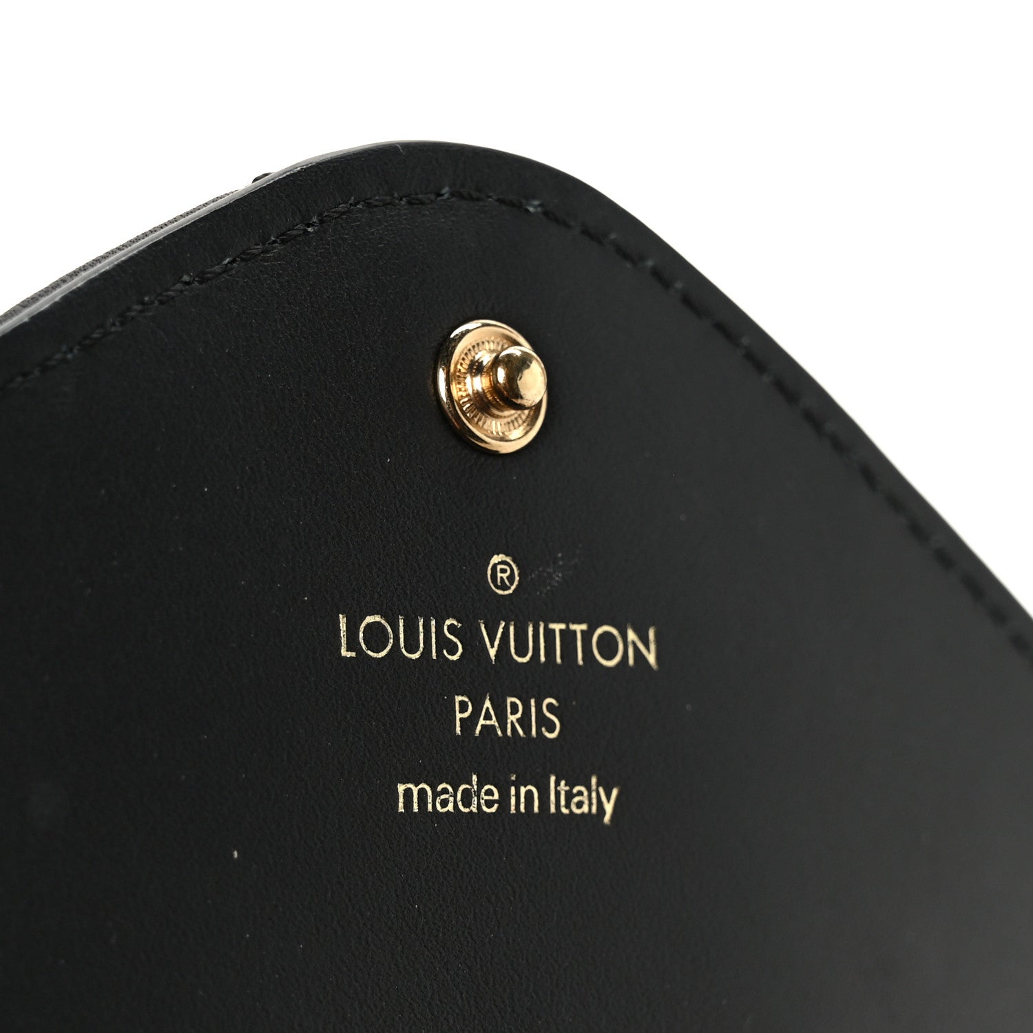 Louis Vuitton Calfskin Love Lock New Wave Long Wallet Black 6 of 8