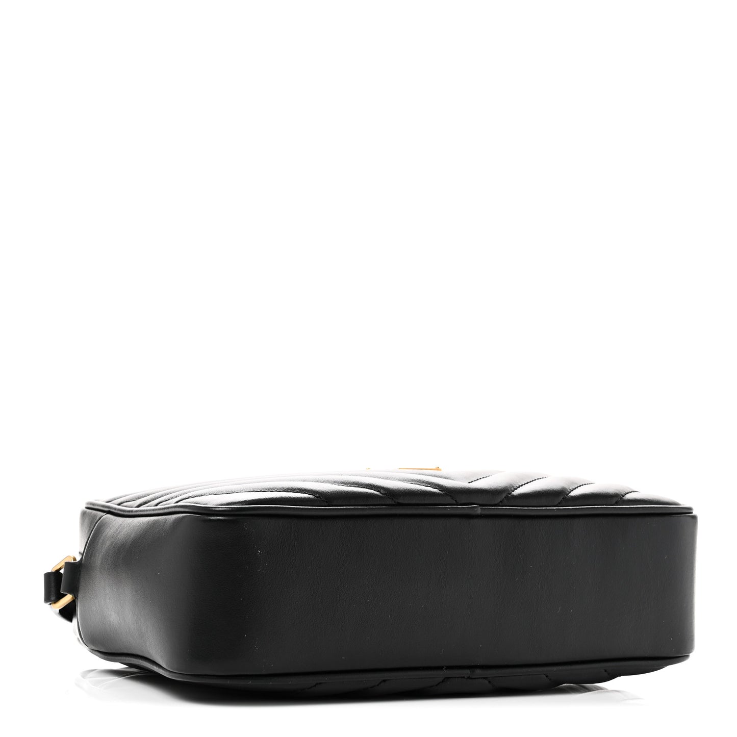 Calfskin Matelasse Monogram Lou Camera Bag Black